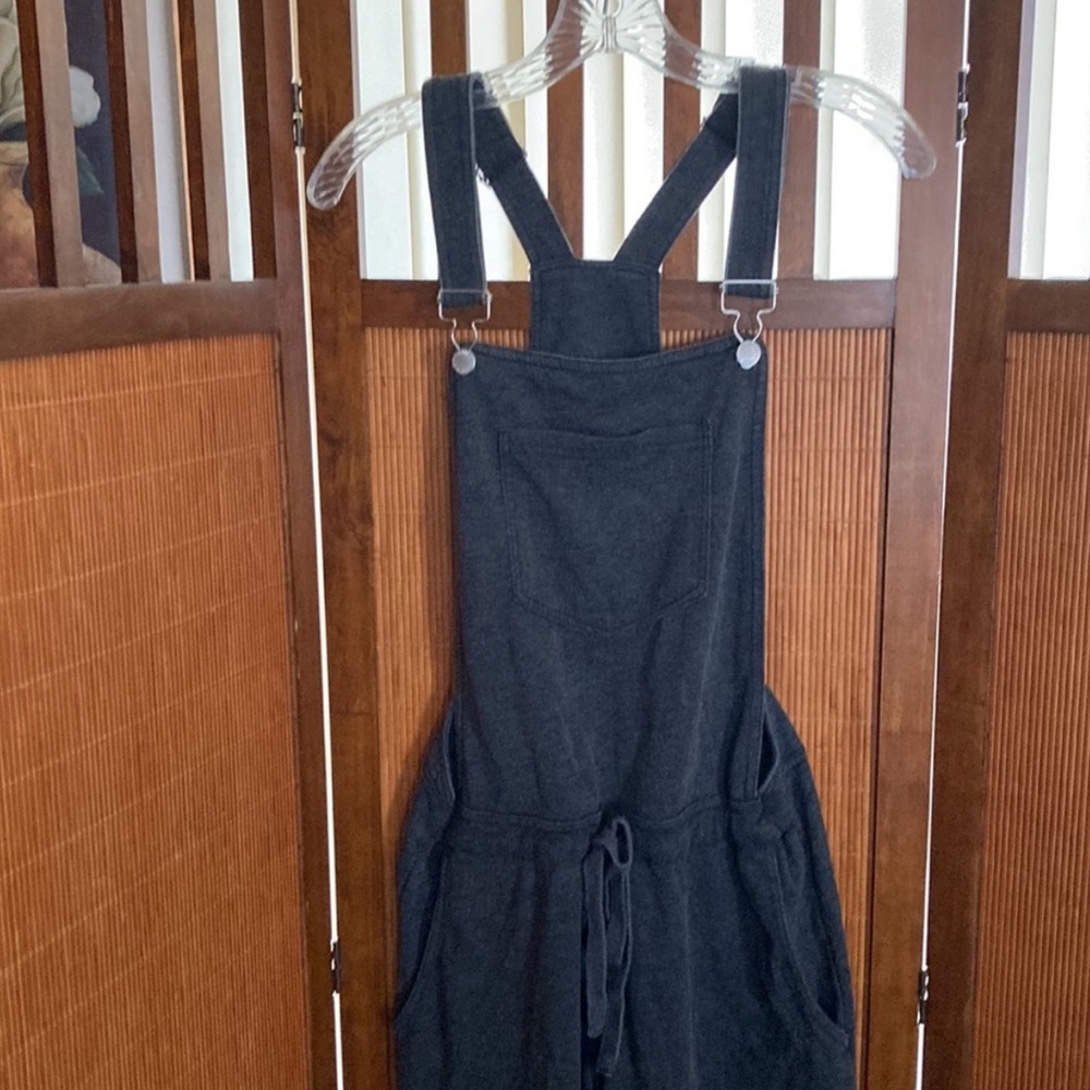 Z Supply Overalls Gray Drawstring Sz medium